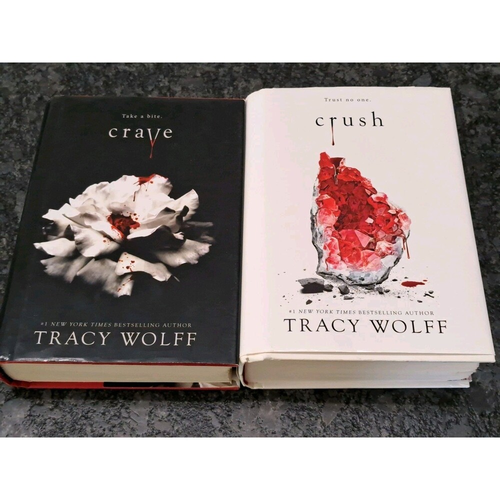 Crave & Crush Tracy Wolff 2020 First Edition YA Paranormal Romance Entangled HB